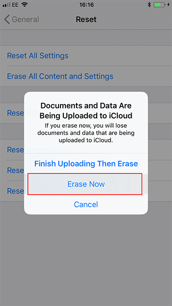 Select Erase iPhone/iPad Select Erase iPhone/iPad